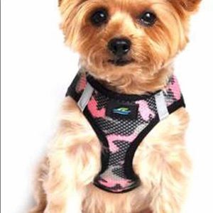 Pink Camouflage Dog Harness - NEW